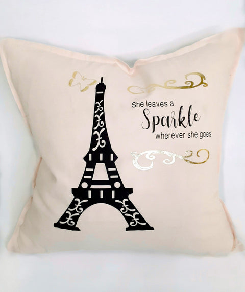 Paris Eiffel Tower Pillow