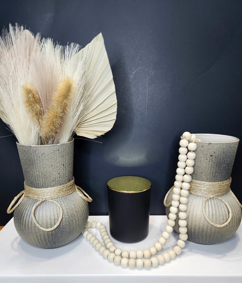 Ribbed Vase