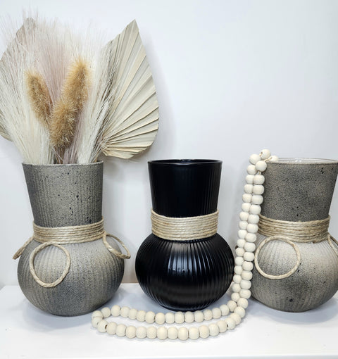 Ribbed Vase