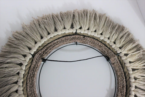 Boho Beaded Mirror