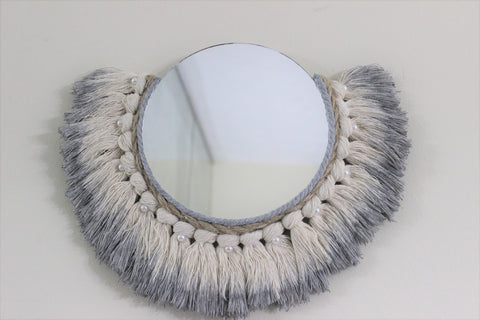 Semi-circle Boho Mirror